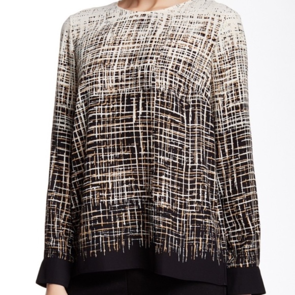 NWOT Vince Camuto Women's Back Zippered Blouse - Picture 1 of 11